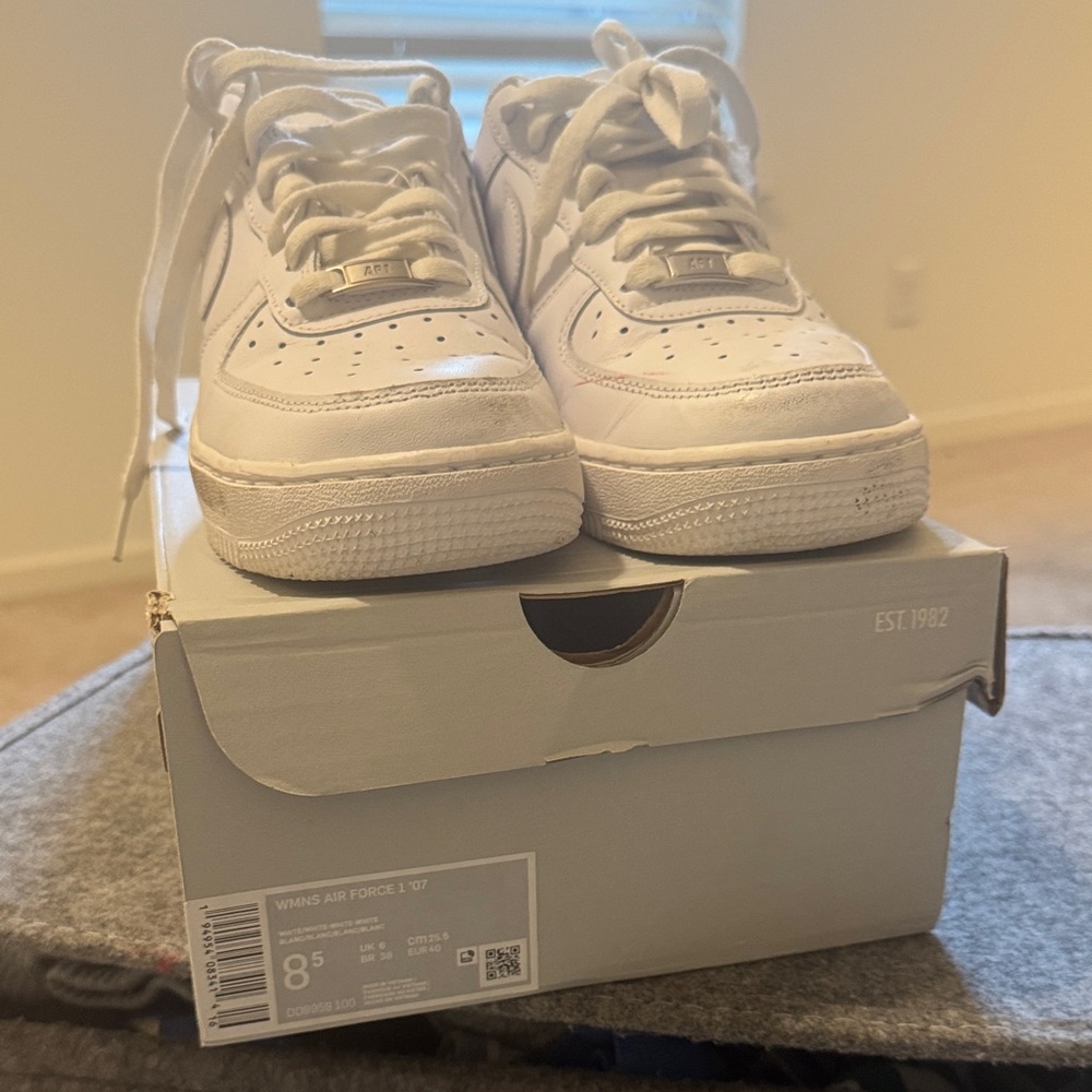 Nike Kids Air Force 1 Sneakers - White